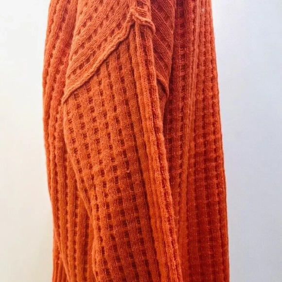 NWT SO GOODS FOR LIFE Juniors Long Sleeve Pullover Mock Neck Orange Sweater Sz L - Picture 4 of 12